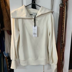Varley Small Vine Ivory Pullover NWT